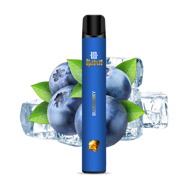 18 Karat - Blueberry Ice - E-Shisha - mit Nikotin - 800 Z&uuml;ge