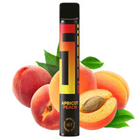5 EL - Einweg E-Shisha E-Zigarette mit Nikotin - Apricot...