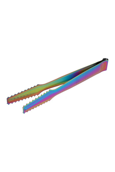 AO - Riesenkohlezange Shisha Edelstahl - 30cm Rainbow