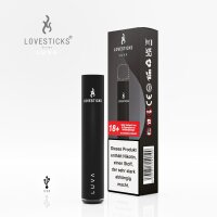 Lovesticks LUVA - Einweg E-Shisha mit Nikotin - Black...