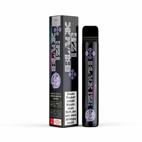 187 Strassenbande - Black IZE - Einweg E-Shisha -  600 Züge - Nikotin 20 mg