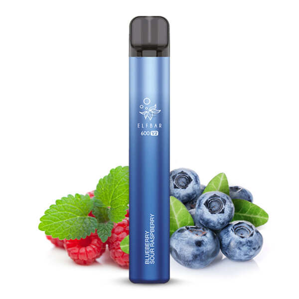 Elfbar 600 V2 Vape - Einweg E-Shisha - Blueberry Sour Raspberry