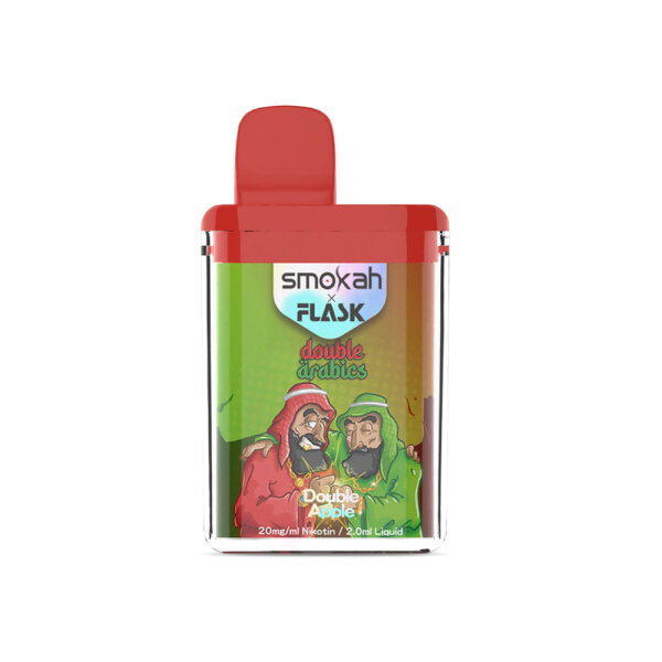 Flask Pocket - Einweg E-Shisha E-Zigarette mit Nikotin - Double Arabics