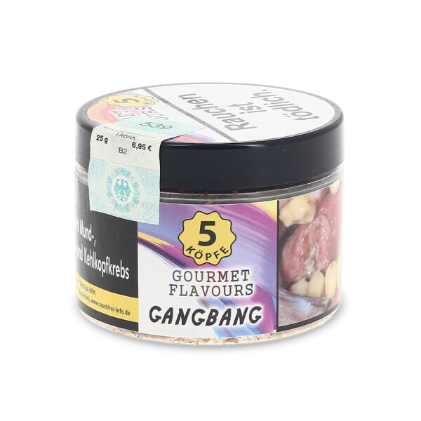 Gourmet Flavours Shisha Tabak 25g –  GangBang – Orange Minze