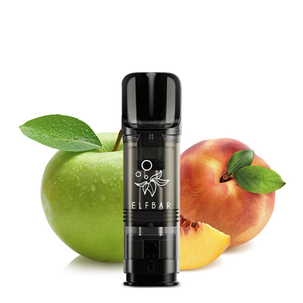 Elfbar ELFA POD - Einweg E-Shisha E-Zigarette mit Nikotin - Apple Peach