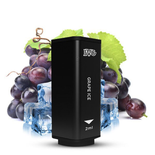 IVG 2400 Vape - 4 Pod System - Einweg E-Shisha E-Zigarette mit Nikotin (2 stück) - Grape Ice