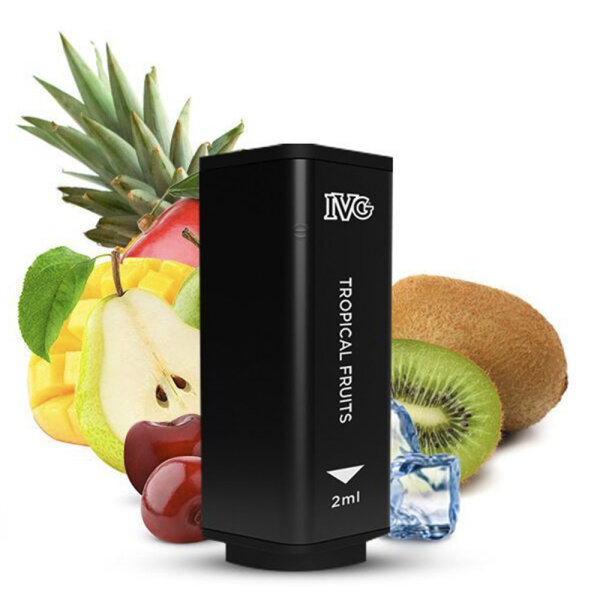 IVG 2400 Vape - 4 Pod System - Einweg E-Shisha E-Zigarette mit Nikotin (2 stück) - Tropical Fruits