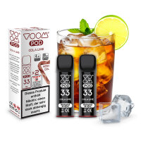 VOOM Vape POD - Einweg Shisha E-Zigarette - Cola Lime