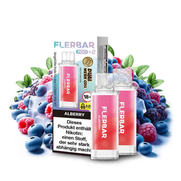 Flerbar Vape POD - Einweg Shisha E-Zigarette - Alberry