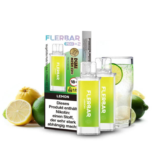 Flerbar Vape POD - Einweg Shisha E-Zigarette - Lemon