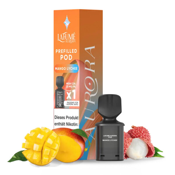 La Fume Aurora Vape POD - Einweg Shisha E-Zigarette - Mango Lychee