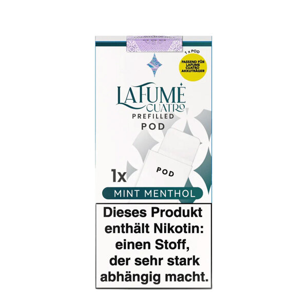 La Fume Cuatro Vape POD - Einweg Shisha E-Zigarette - Mint Menthol