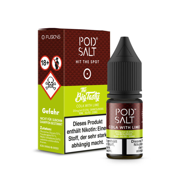 Pod Salt Fusion - Cola with Lime 10ml - 20mg/ml