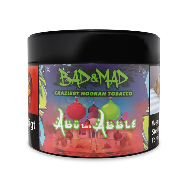 Bad &amp; Mad Shisha Tabak 200g - Abu two Abble