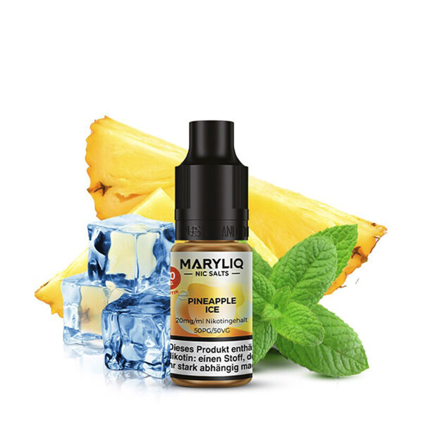 Lost Mary Maryliq 10ml - Liquid E-Zigarette Vape Einweg Shisha - Pineapple Ice - 20mg/ml