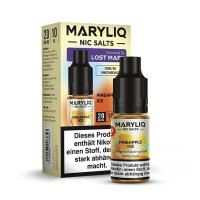 Lost Mary Maryliq 10ml - Liquid E-Zigarette Vape Einweg Shisha - Pineapple Ice - 20mg/ml