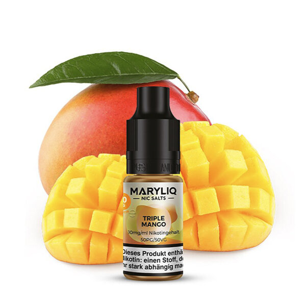 Lost Mary Maryliq 10ml - Liquid E-Zigarette Vape Einweg Shisha - Triple Mango - 10mg/ml