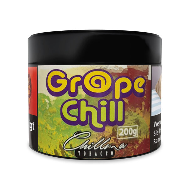 Chillma Shisha Tabak 200g - Grape Chill