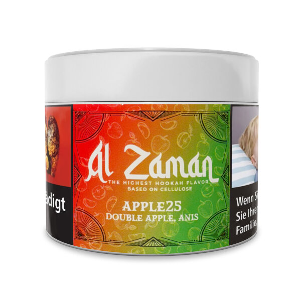 Al Zaman Shisha Tabak 200g - Apple 25