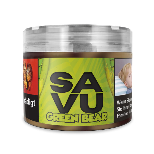 Savu Shisha Tabak 200g - Green Bear