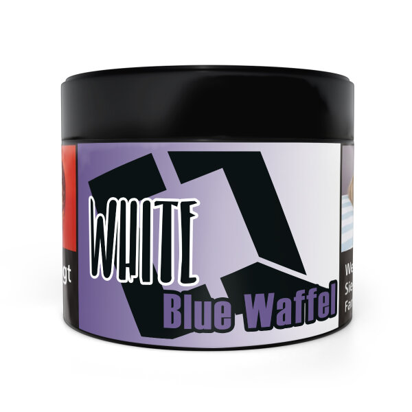 White Q 200g - BLUE WAFFEL