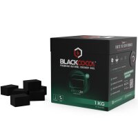 BLACKCOCO’s - RECTS20 - 1 KG Premium Shisha Kohle Naturkohle