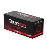 BLACKCOCO’s - 20 KG Premium Shisha Kohle Naturkohle - COMPACTBOX