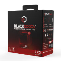 BLACKCOCO’s - CUBES26 - 4 KG Premium Shisha Kohle Naturkohle