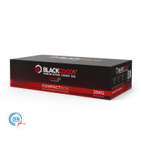 BLACKCOCO&rsquo;s | CUBES27+ | 20 KG Premium Shisha Kohle Naturkohle | COMPACTBOX