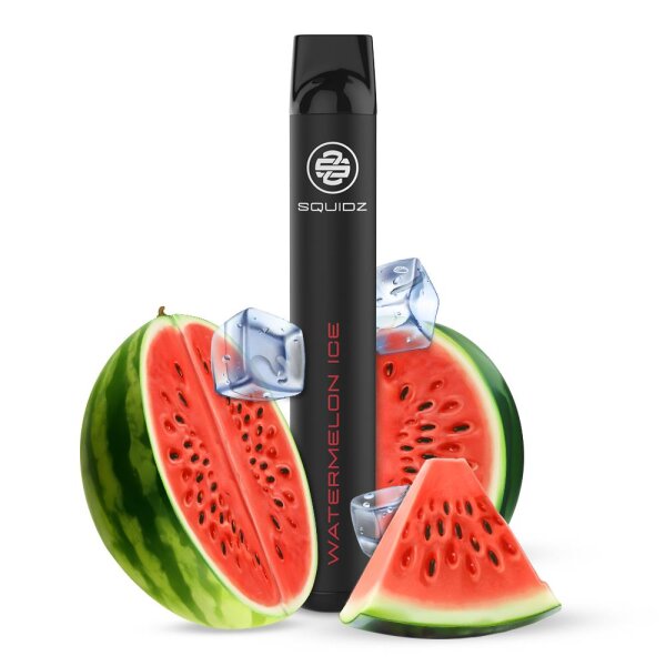 SQUIDZ - Einweg E-Shisha E-Zigarette mit Nikotin - Watermelon Ice